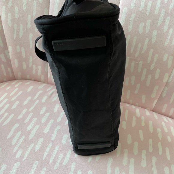 Prada Nylon Vela Nero Small Tote Bag with  Lock Black - Picture 6 of 16